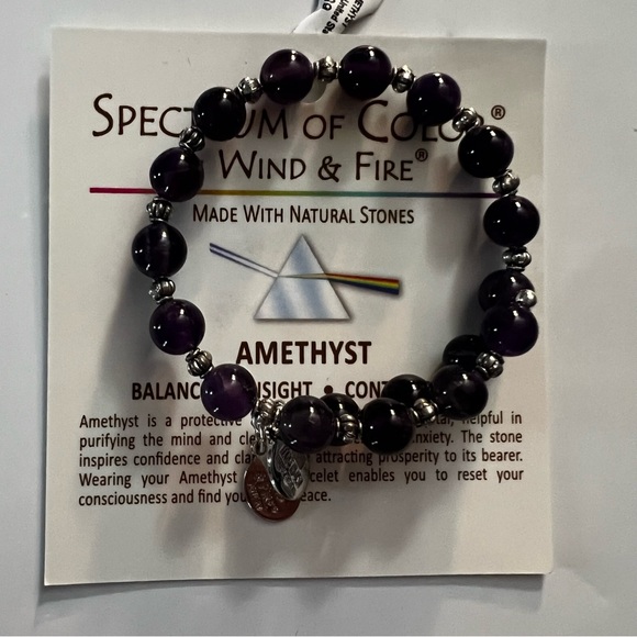 Wind and Fire Jewelry - 🛍 NWT 🛍WIND AND FIRE AMETHYST BRACELET 🛍
